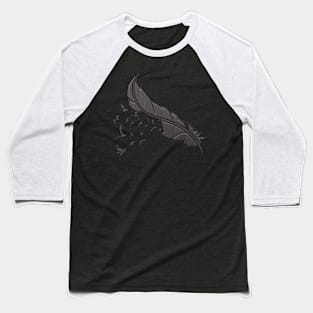Cool Feather Flight Baseball T-Shirt
